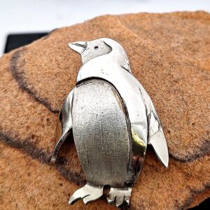 African Penguin Sterling Silver Pendant