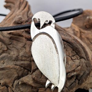 Owl Sterling Silver Pendant