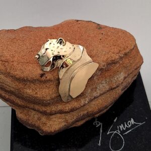 Africa Leopard 9ct Gold Pendant