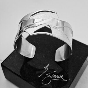 Abstract Bracelet Sterling Silver