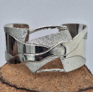 Abstract Bracelet Sterling Silver - Image 2