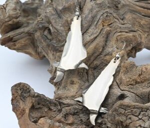 Abstract Sterling Silver Earrings