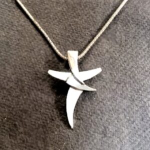 Star Cross Sterling Silver Pendant