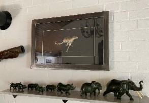 Cheetah running Art piece