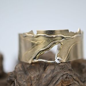 Table Mountain Bracelet | Brass Plated in 18k Gold – Handcrafted by Simon