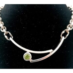 Peridot Sterling Silver Pendant
