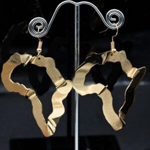 Africa (L) 18ct Gold Plated Earrings