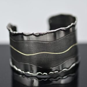 Abstract Brass and Antique Nickel Plated