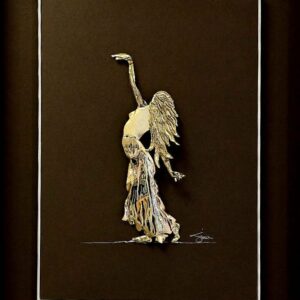 Handcrafted Dancing Lady Wall Art – Unique Safari Decor | Jewelry Art by Simon