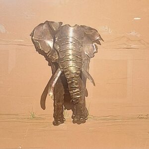 Mandleve Elephant Framed Wall Art-Unique Home Decor | Jewellry art by simon