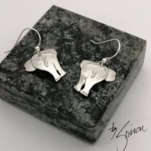 Elephant Behind Earrings (s)