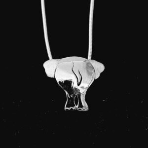 Ele Behind (s)Pendant in Sterling Silver