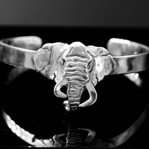 Ndlulamithi Head Sterling Silver Bracelet | Handcrafted Elephant Jewellery