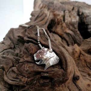 Leopard head (s) Sterling Silver Pendant