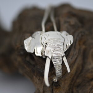 Shingwedzi Elephant Head (m) Sterling Silver