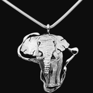 Africa Ndlulamithi Full Hollow Pendant | Sterling Silver – Handcrafted by Simon