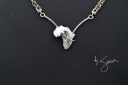 African Elephant Sterling Silver Necklace – Handcrafted Wildlife Jewellery