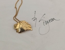 Lion Head 9ct Gold Pendant | Handcrafted Wildlife Jewellery