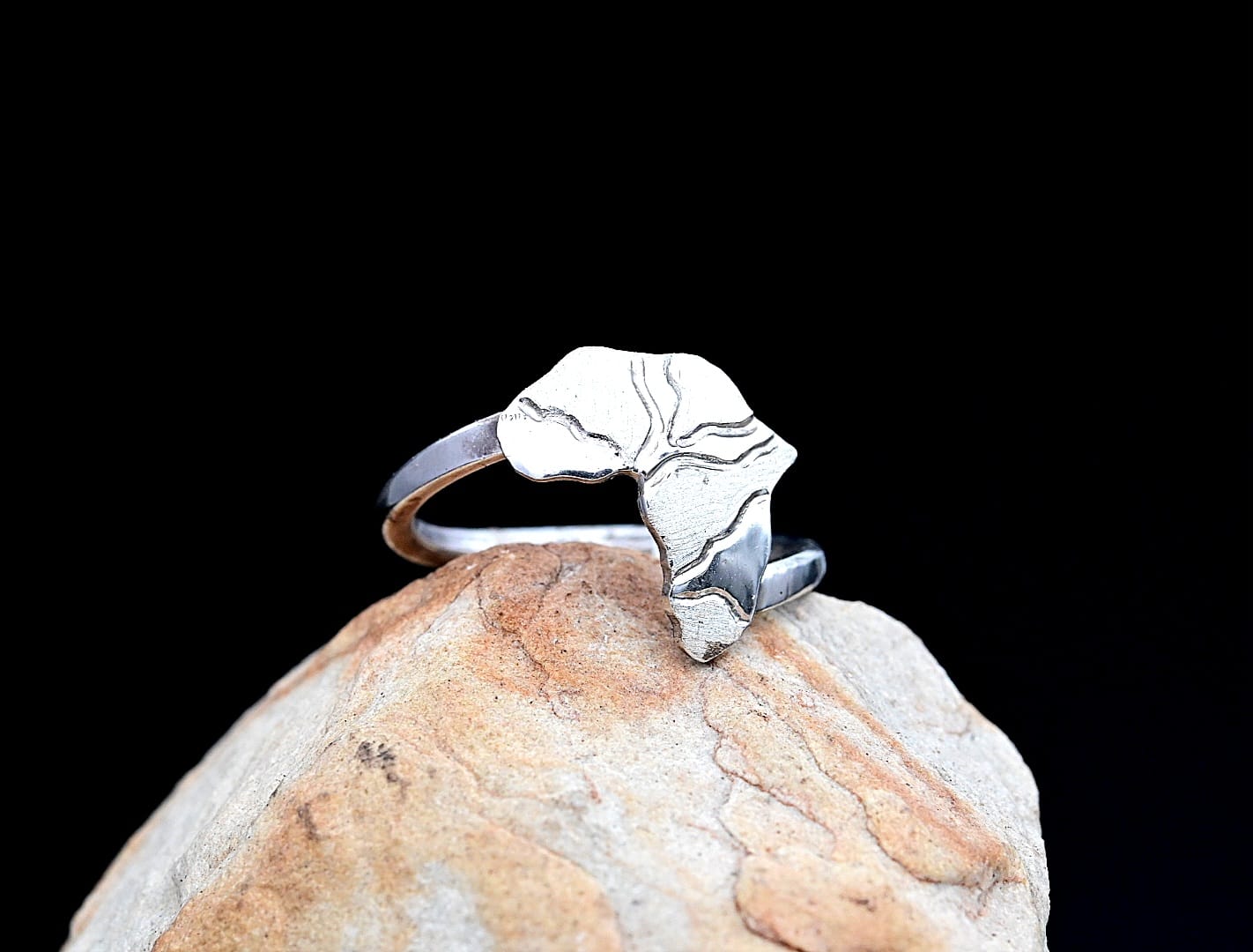 Africa Zebra Sterling Silver Ring – Handmade African Animal Jewellery