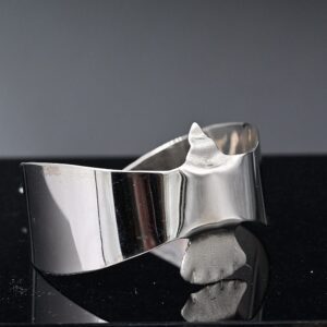 Abstract Bird Bracelet Made by Simon – Brass Nickel Plated Handmade Jewellery