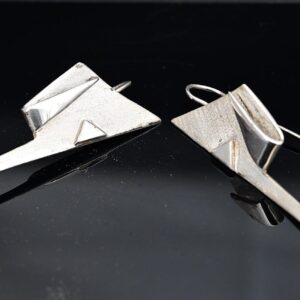Abstract Picasso Sterling Silver Earrings | Handcrafted Art Jewellery
