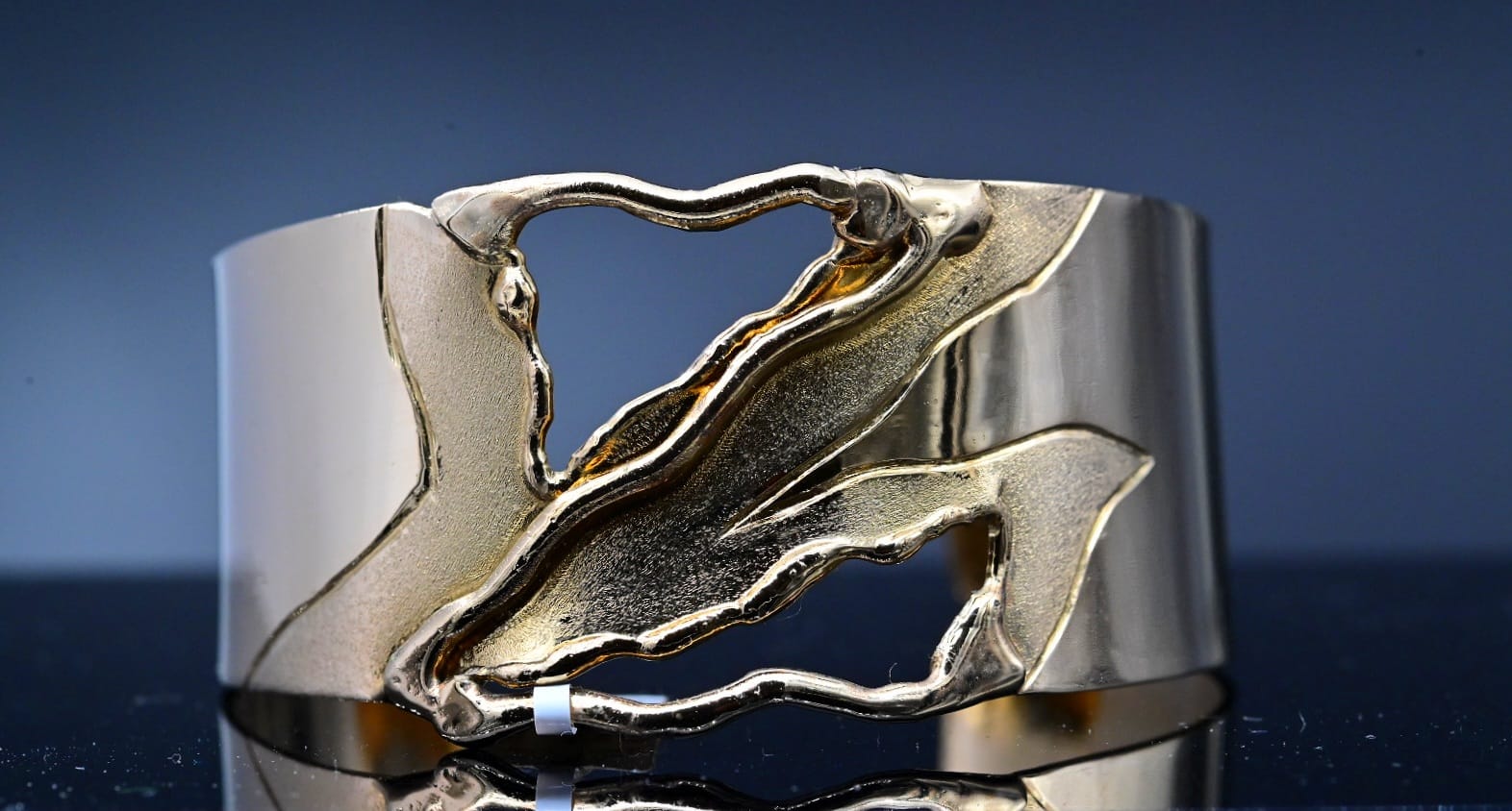 Brass Plated in 18k Gold Cuff Bracelet – Luxury Statement Bangle for Women